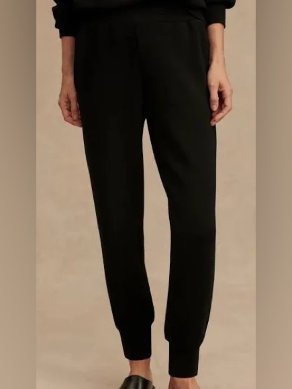 VARLEY The slim cuff black jogger pants - 25”